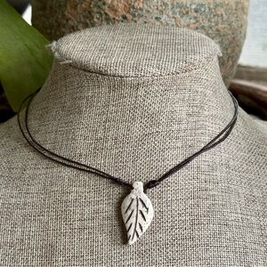 Grunge Bone Bead Choker